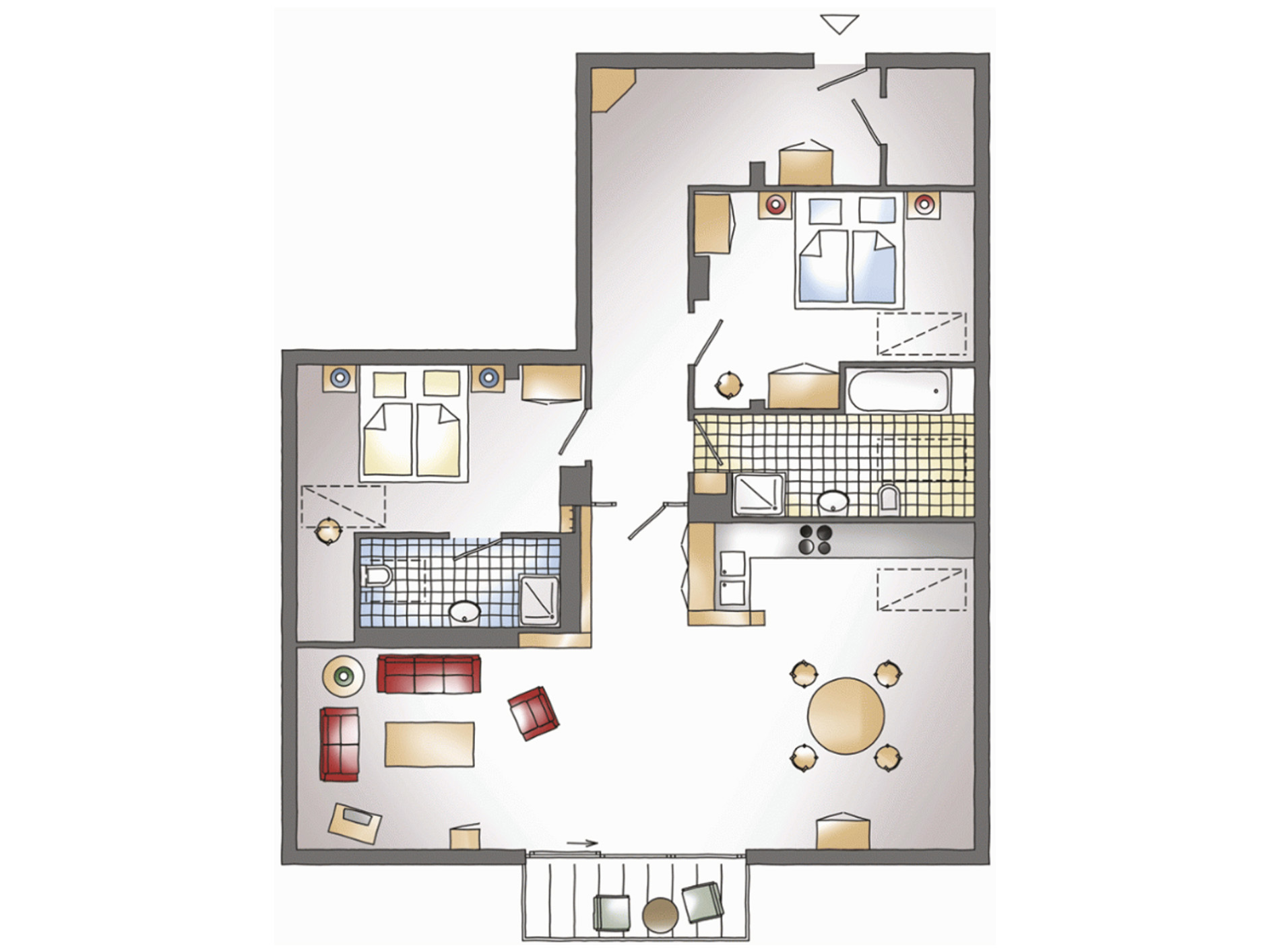 Grundriss Suite Hotel Sonnenhof in Bad Birnbach